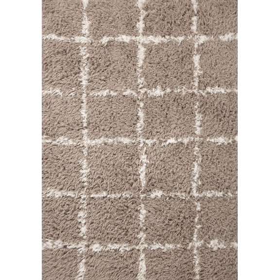 Angela Rose x Loloi Amira Khaki / Ivory 5'-3" x 7'-6" Area Rug