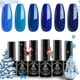 thumbnail image 1 of MEFA Juego de esmaltes de uñas de gel navideño, edición limitada, 6 colores burdeos, rojo, verde oscuro, purpurina en gel, esmalte de uñas para invierno, plata, oro, brillo, manicura, remojo, salón de, 1 of 4