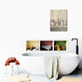 thumbnail image 6 of Country Charm Floral Bathroom Wall Art 12X16inch Canvas Prints featuring Farmhouse Bath Towel Vase, Stylish Home Decor, 6 of 7
