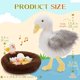 thumbnail image 2 of Set de animales de peluche BENINY Duck con 3 patos bebés y 3 huevos, 2 of 7