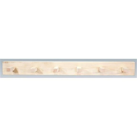 Homestead Collection Coat Rack 4 Foot Lacquered