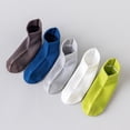 thumbnail image 7 of VOUZZA Kids Socks Boys Girls Thin Mesh Breathable No Show Ankle Socks Cotton Stretchy Athletic Low Cut Boat Socks Pack 3-16Y, 7 of 7