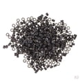 thumbnail image 1 of 1500x Micro Anillos de Silicona Enlaces Crimp Beads Extensiones de Cabello de Herramientas, 1 of 8