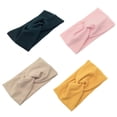 thumbnail image 4 of Phenofice 4Pcs Sport Cotton Headbands with Knot Design Assorted Color Yoga Head Wraps, 4 of 8