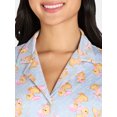 thumbnail image 4 of Women’s Easter Print Shorty Notch Collar Pajama Set from Way to Celebrate, 2-Piece, Sizes XS-3X, 4 of 4