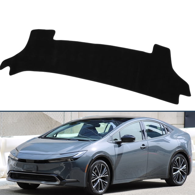 Cubierta de tablero, alfombrilla de cubierta para Toyota Prius 2020-2025, poliéster negro