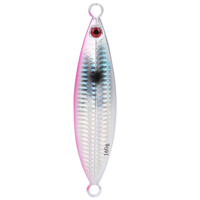 Cebos artificiales de pesca con forma de pez, señuelos realistas de metal, accesorio de pesca, rosa, 160g/5,6 oz