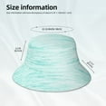 thumbnail image 3 of Fotbe Blue Bright Sombrero Tipo Pescador con Estampado – Sombrero de Sol de Algodón de Moda para Playa, Golf, Pesca, 3 of 6