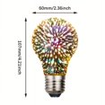 thumbnail image 2 of 3D Fireworks LED Night Light, Firework Lamp Bulb E27 Indoor Lighting For Home Decorative Kids Children, 2 of 4