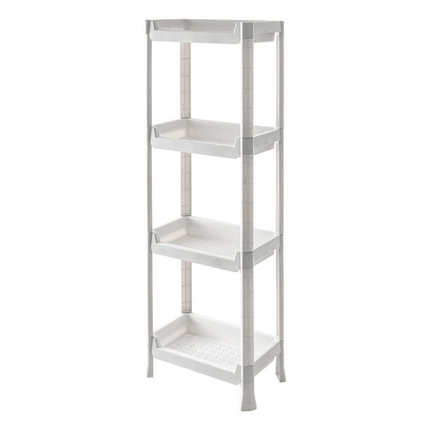 Estante de Cocina Multicapa de Pie Fwt240810005 | Organizador de Verduras de Plástico Duradero para Baño, Estante Móvil para Cosméticos, Compacto y Ahorrador de Espacio para Casa, Garaje, Dormitorio