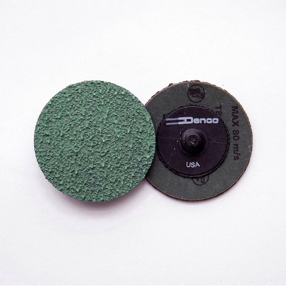 Denco Quick Change Disc, Zirconia, 2 Inch, 24 Grit, 25 Pack