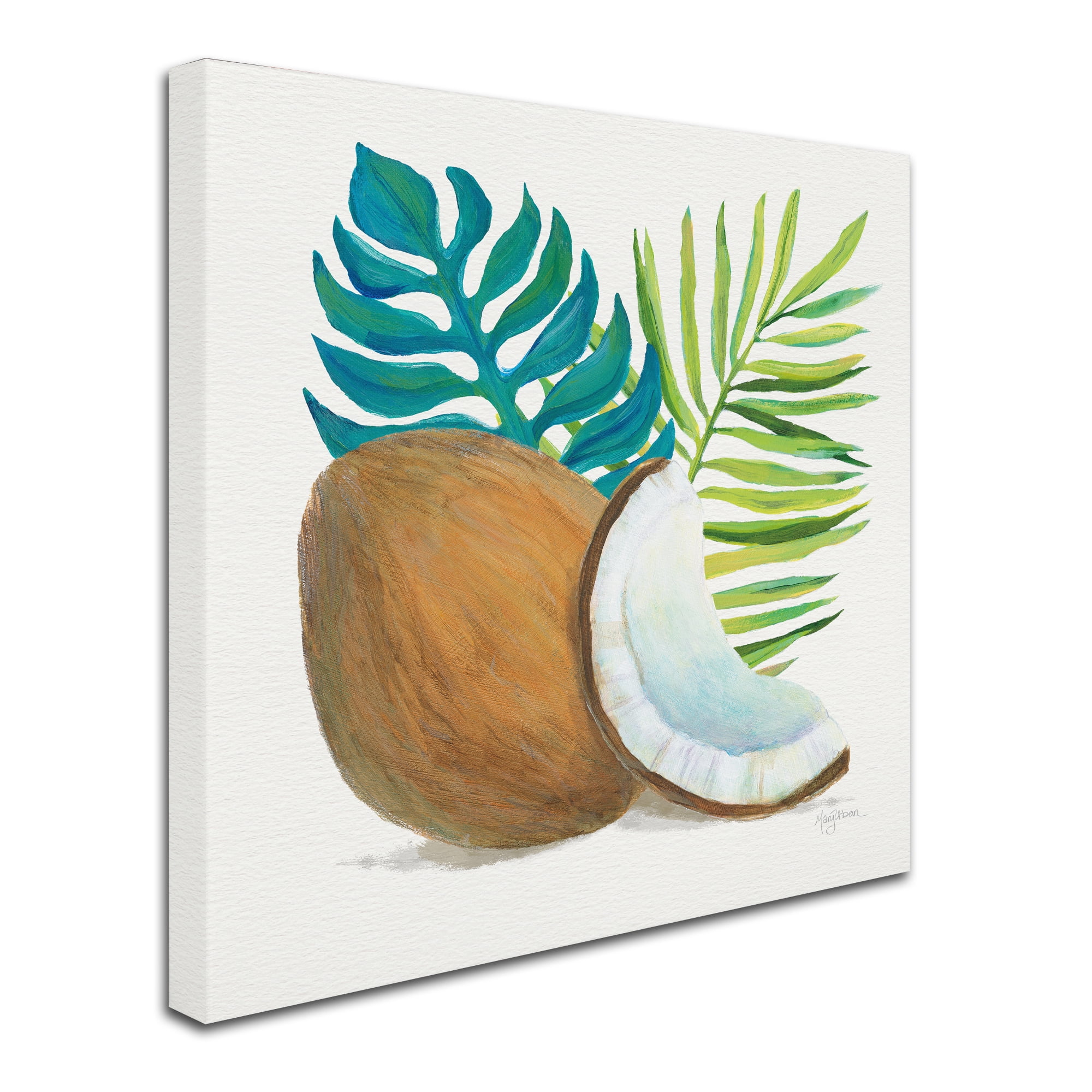 Trademark Fine Art 'Coconut Palm IV' Canvas Art by Mary Urban
