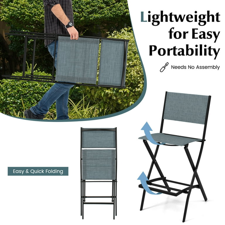 Folding sling stool sale