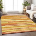 thumbnail image 4 of Dalyn Rugs Premium Machine Washable Mayfield AMF766 Orange 5' x 7'6" Rug, 4 of 7
