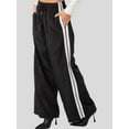 thumbnail image 4 of Womens Track Pants Loose Straight Leg Jogging Sweatpants Warm-Up Sports Athletic Running, 4 of 7
