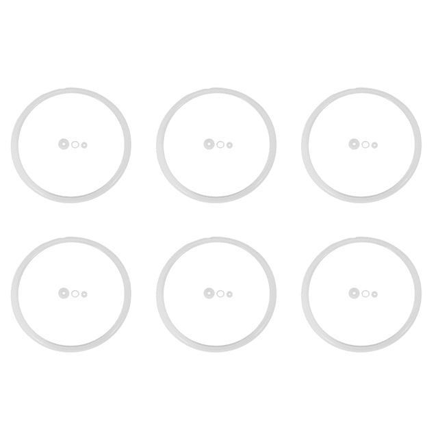 6X Replacement Silicone Rubber Electric Pressure Cooker Parts Sealing Ring Gasket Home 5-6L