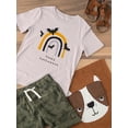 thumbnail image 3 of Halloween Spooky Rainbow T-Shirt Toddler -Image by Shutterstock,  5 Toddler, 3 of 4