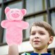 thumbnail image 4 of Pig Shaped Hand Puppet Baby Puppet Toy Language Training Hand Puppet Kids Educational Toy, 4 of 4