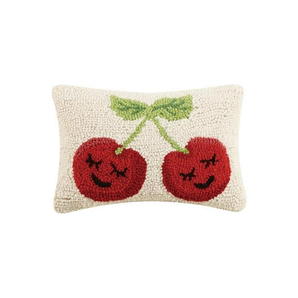 Peking Handicraft 30TG812C12OB Coussin Crochet 8 x 12 Po. M-3 PF Cerises - Lot de 3