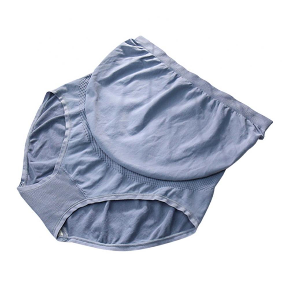 Popvcly Maternity Underwear Plus Size Seamless Pregnancy Panties High Waist  Postpartum Belly Support Briefs 