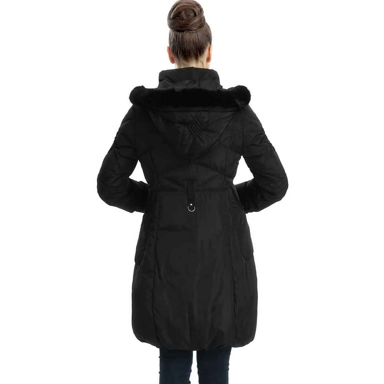 Momo Maternity Outerwear Women s Minnie Hooded Down Puffer Parka Coat Pregnancy Winter Jacket