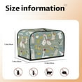 thumbnail image 5 of Fotbe Cute Farm Birds for Two Slice Toaster Cover, Fingerprint Protector, Super Soft Appliance Cover And Dust Cover,Bread Dust Cover & Fingerprint Protection, 5 of 7