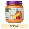 (12 pack) Parent's Choice Organic Stage 2 Baby Food Apple. Banana, and Pear Puree, 4 oz Jar