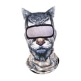 thumbnail image 3 of Pasamontañas para animales, mascarilla cómoda, resistente al viento, para esquí Gato negro, 3 of 9