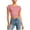 Pink, variant on Open Back Crop Tops for Women Boat Neck Short Sleeve Backless Tees Y2k T-Shirts Going Out Summer Clothes (XL, Hot Pink)