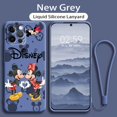 thumbnail image 1 of Funda de teléfono con cuerda líquida para Apple iPhone 14, 13, 12 Mini, 11 Pro, XS, MAX, XR, X, 8, 7, 6S, SE Plus, Mickey, Minnie Mouse, Love, Capa Core Fivean unisex, 1 of 2