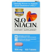 Slo Niacin Controlled Release 500mg, 100 CT (Pack of 3)