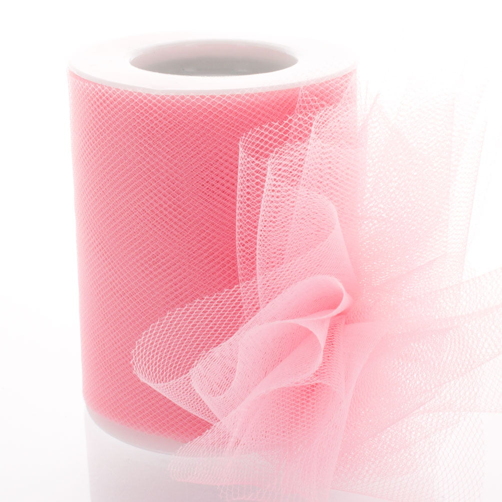 25Yard DIY Floral Print Tulle Roll Lace Mesh Ribbon Sew Fabric Bow Wedding Decor 