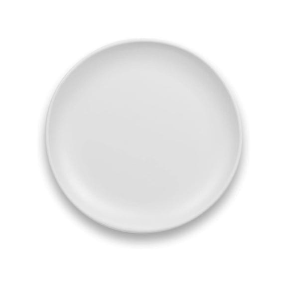 LIFE HAPPENS - MELAMINE MATTE CRAFT COUPE SALAD PLATE 4 PACK