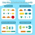thumbnail image 2 of Magnetic Fraction Demonstration Book,Magnetic Fraction Book,Magnetic Fraction Tiles,Learning Building Block Set (1pc), 2 of 7