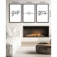 thumbnail image 4 of SHENIFY Large 24x36in3pcs Black Framed Sweet Dreams Sign Wall Decor Above Bed Rustic Farmhouse Wall Art Plaque for Master Room Guest Room Bedroom, 4 of 8