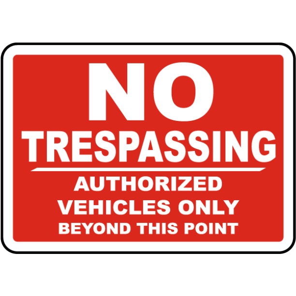 Authorized Vehicles Only Sign 2 Safety Notice Signs For Work Place