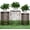 Bronze, variant on Y&M Set of 3 Stacking Coffee Tables for Living Room End Tables, Nesting Side Table, Outdoor Decorative Garden Stool with Heavy Duty Modern Industrial Decor - Black (Ship from US)