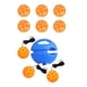 thumbnail image 2 of Entrenador de Pickleball Entrenamiento de Pickleball Ligero con Práctica de Pelota de Pickleball bola naranja, 2 of 8