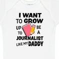 thumbnail image 4 of Inktastic I Want to Grow Up to Be a Journalist Like My Daddy Boys or Girls Baby Bodysuit, 4 of 5