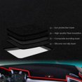 thumbnail image 3 of PGTOPONE Custom Fit Dashboard Black Center Console Cover Dash Mat Protector Sunshield Cover Pad Carpet for Honda 10th, 3 of 5