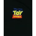 thumbnail image 5 of Disney Toy Story T-Shirt Men's Movie Logo Two-Sided Design Adult Short Sleeve Tee, 5 of 5