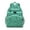 Greenish-blue-3, variant on Monstera Student Backpack Studentss Tropical Floral Hawaiian Print Jungle Leaves Exotic Summer Beach Hibiscus Botanical Lightweight Durable Chest Strap