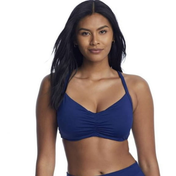 Becca by Rebecca Virtue BLACK Magic Alex Bralette Swim Top, US 32DD/E, UK 32DD