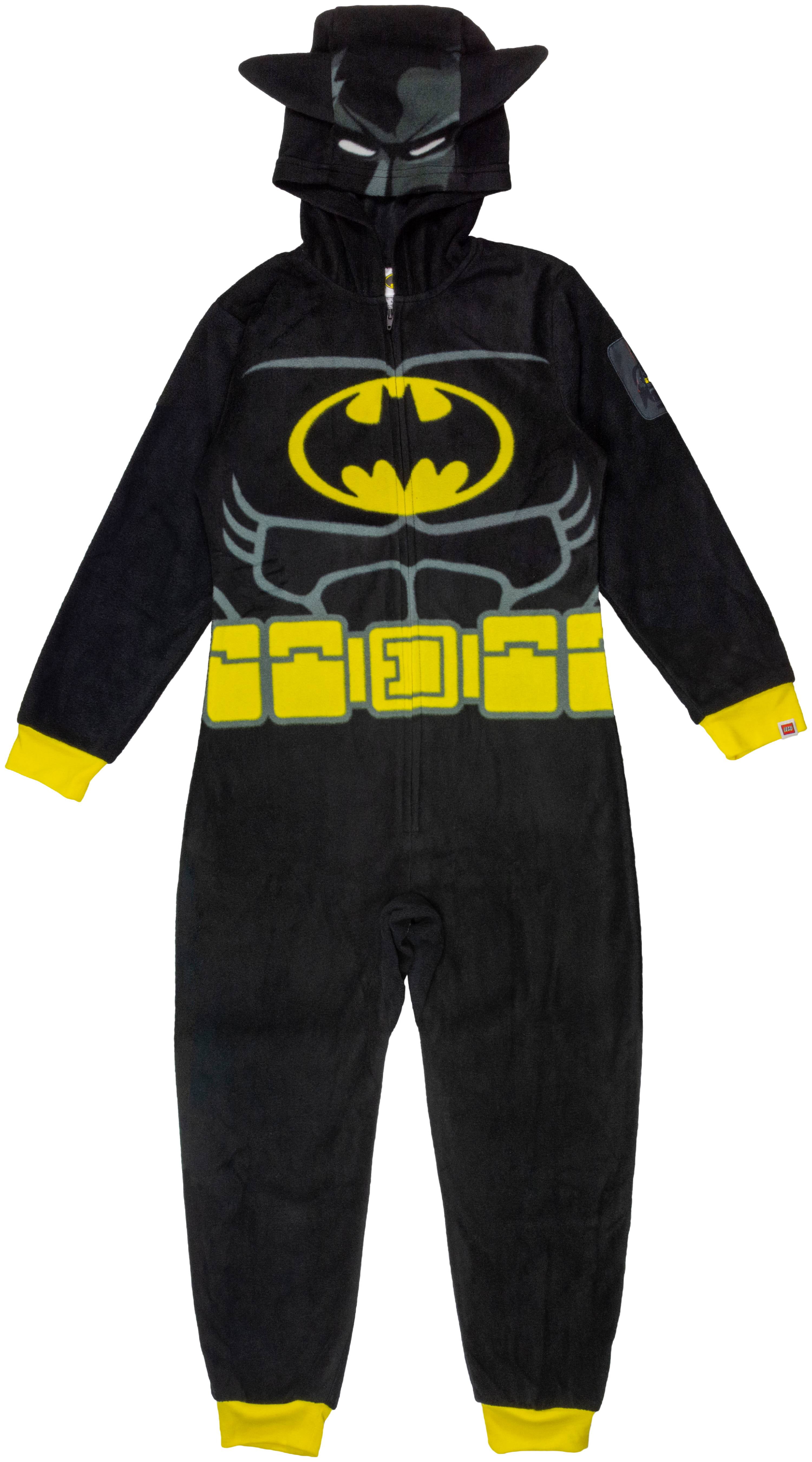 picnic Stejl ganske enkelt Lego Batman Boys One Piece Hooded Costume Union Suit Pajama, Sizes 4-12 -  Walmart.com