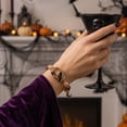 thumbnail image 6 of WWC Halloween Bracelet, Stretch Beaded Crow Jewelry with Gift Box, Halloween Decorations Accessories for Party, 6 of 6