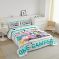 thumbnail image 3 of Erosebridal Summer Camping Bedding Twin Comforter Set, Cute Flamingo Camper Down Comforter, RV Accessories Decor, Reversible 2-Piece, 3 of 8