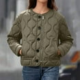 thumbnail image 7 of Dasayo Puffer Women Coat Quilted Green House Crop Zip up Winter Coats Jacket Women XS, 7 of 7