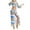 Black, variant on Puntoco 2025 Summer Beach Swim Bathing Suits Women's Retro Printing Swimsuit Smock Fashion Bikini Set Top Pants Set White S(S)