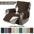thumbnail image 2 of UPONRAY Waterproof & Non-Slip Recliner Covers, Washable Furniture Protectors Reclining Chair Cover for Kids Pet Dog(23 Inche,Chocolate), 2 of 11