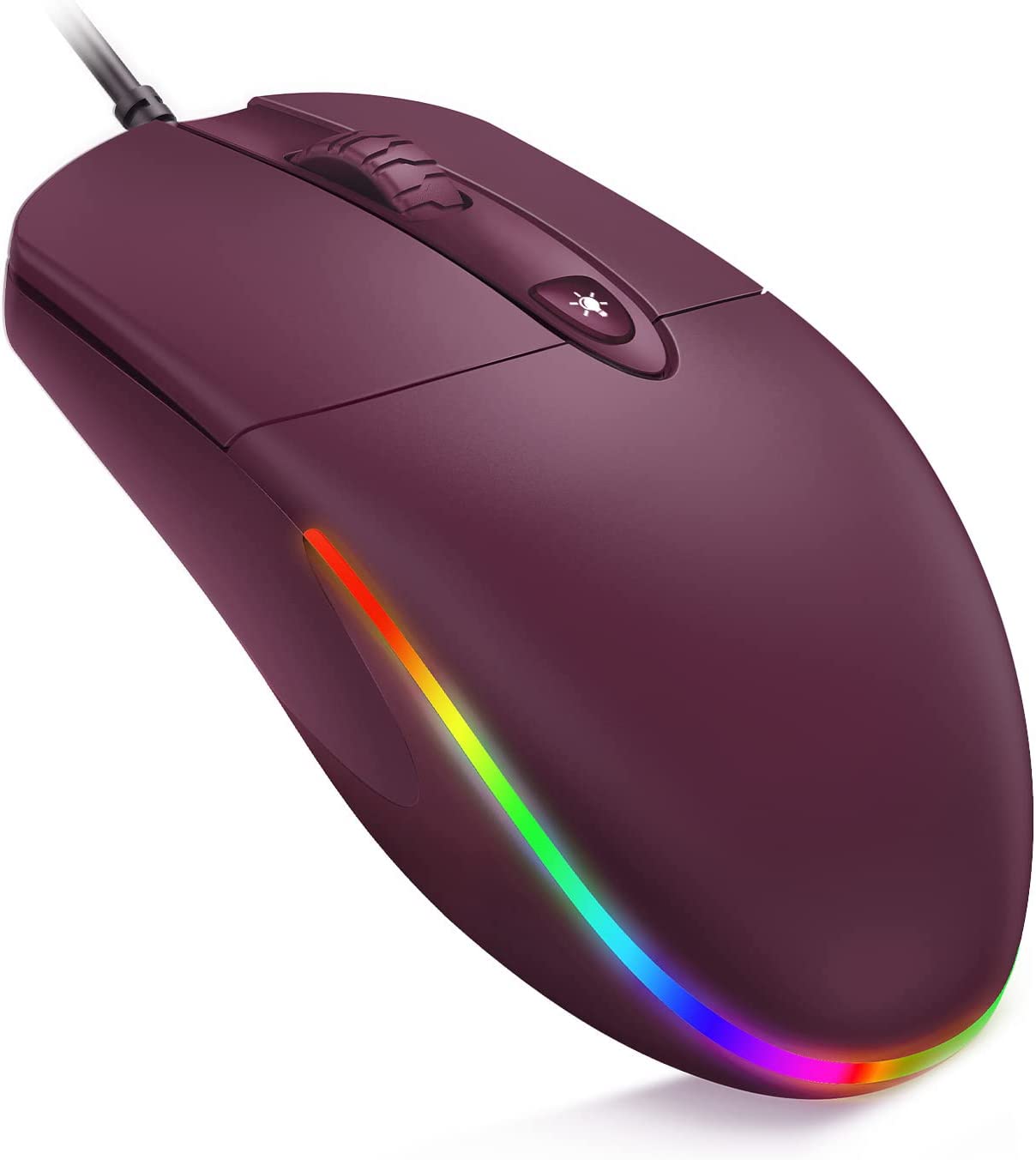 Wired Mouse with Ergonomic Design Reduces Hand Fatigue Muscle Strain
